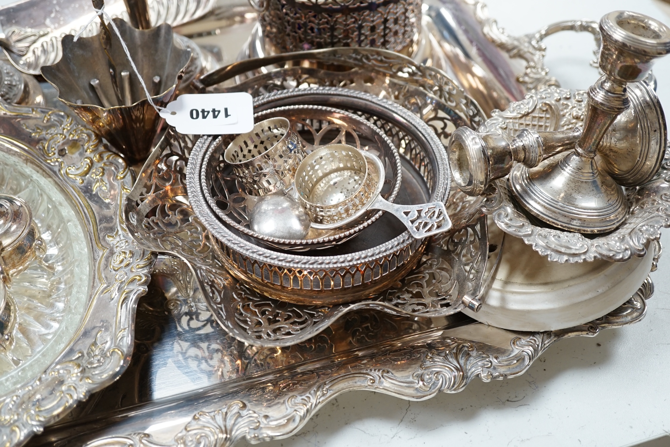A group of plated wares